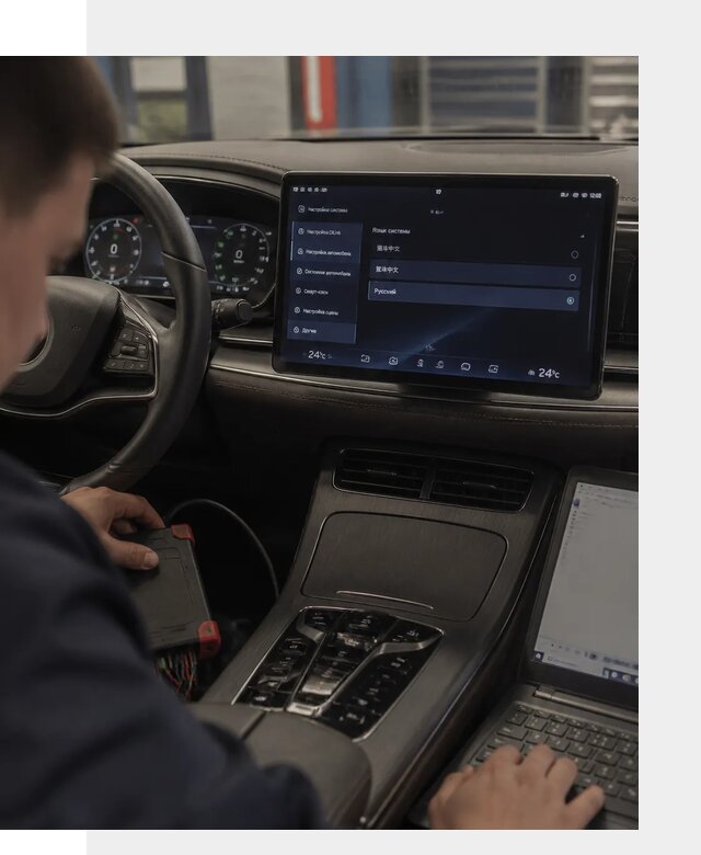 Русификация автомобиля BYD HAN для эксплуатации в Изобильном