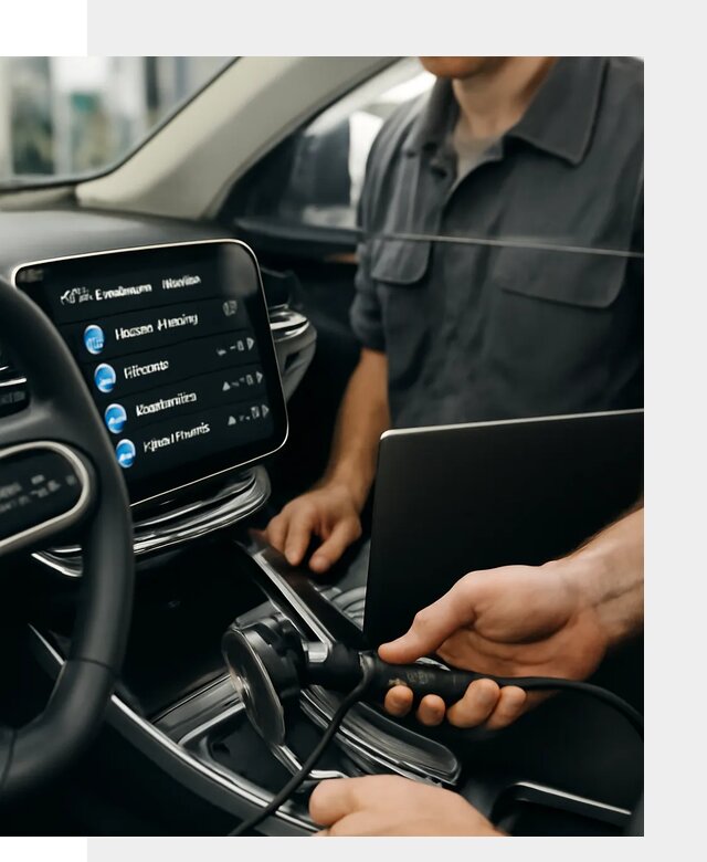 Установка приложений Geely для мультимедиа автомобиля в Изобильном